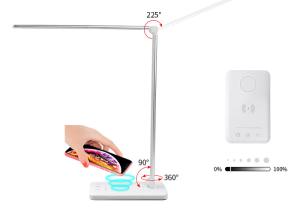 China Qi Standard Foldable 5V Led Desk Lamp Wireless Charger on sale