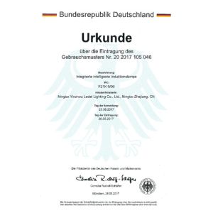 Ningbo Yinzhou Ledel Lighting Co., Ltd. Certifications