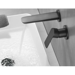 Waterfall Electroplate Brass Concealed Shower Mixer Tap