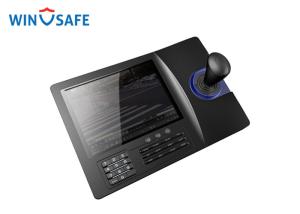8 LCD Display ONVIF PTZ Camera Controller , Speed Dome Camera Controller
