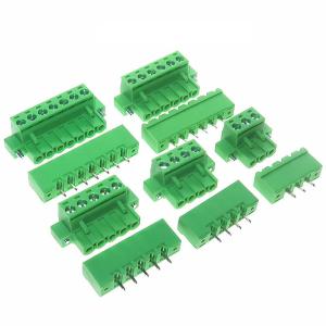 China 5.08mm Pitch PCB Plug-in Screw Terminal Blocks Plug Straight Pin Header with Flange wholesale