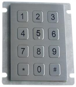 China IP65 RS232 explosion proof stainless steel numeric keypad for gas machine wholesale