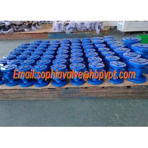 2-PC cast iron flanged ball valve with DIN standard