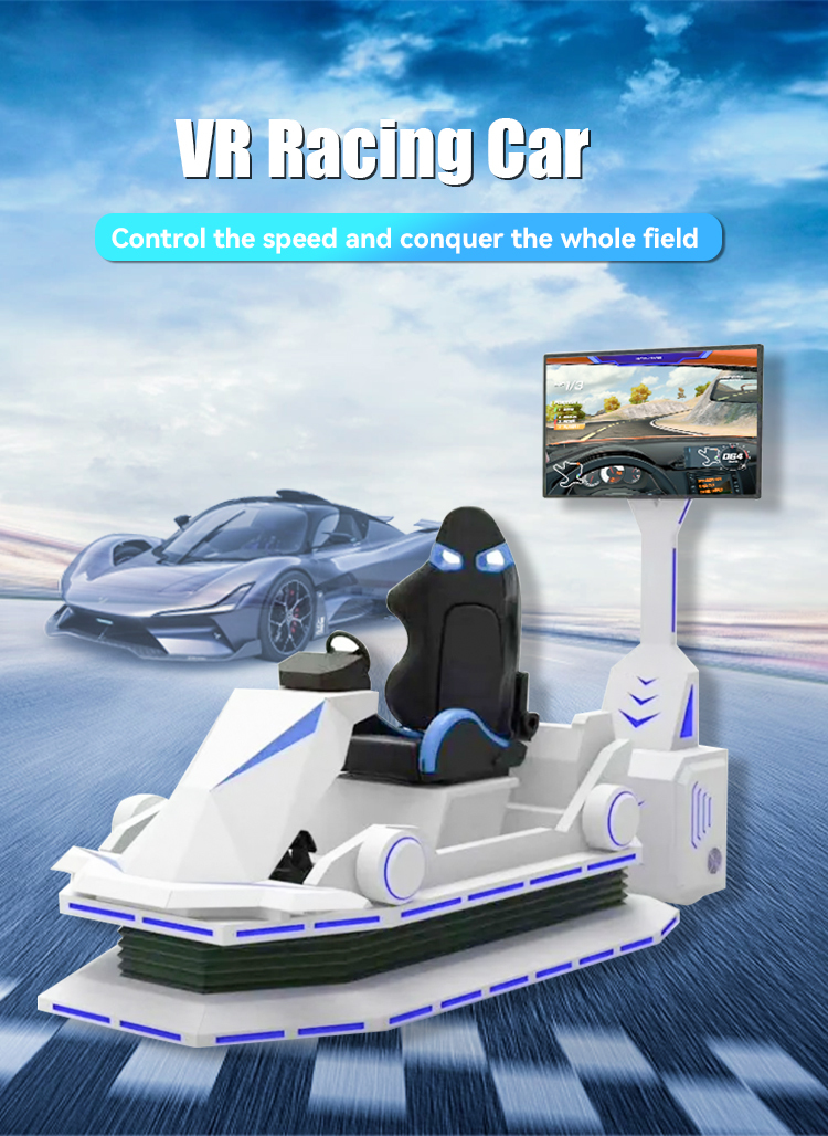 YHY 9d Car Virtual Reality Arcade Racing Game Machine VR Driving Simulator Indoor Shpping Mall Rental