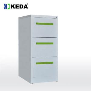 China Three Drawer BV 620mm Depth Drawer Filing Cabinet wholesale