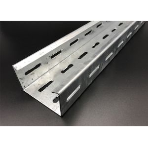 SS304 Perforated Electrical Cable Tray Hot Dip Galvanized 6m