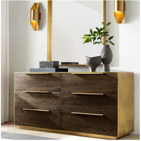 Post Modern Light Luxury All Copper Classic Chandelier Hotel Club Bedroom Villa Pendant Light