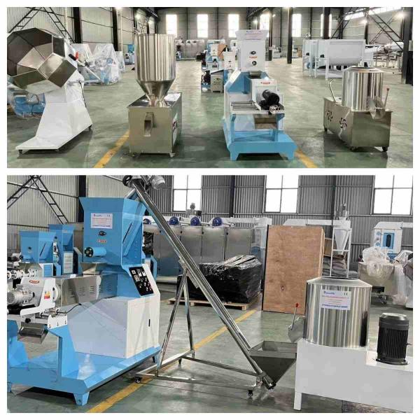 Pet Food Processing Machines Dog Food Machine Floating Fish Feed Production Line Quality Animal Feed Processing Machine
