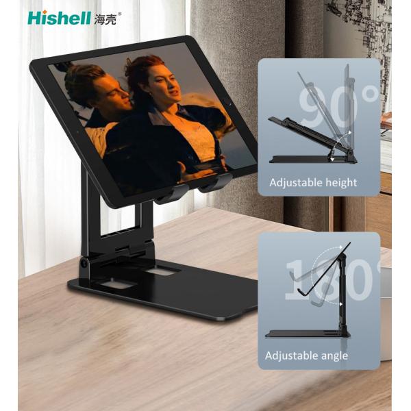 Aluminum Alloy Mobile Phone Holder Stand Nonslip Adjustable Foldable