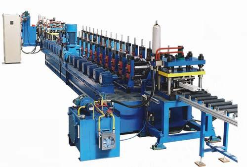 Quality 16 Main Rollers Cold Rolling Machine For Steel / Metal CZ Purlins for sale