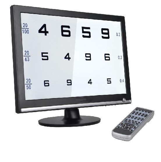 Quality Ophthalmic Instruments LCD Visual Acuity Chart 16 / 9 Wide Screen Display for sale