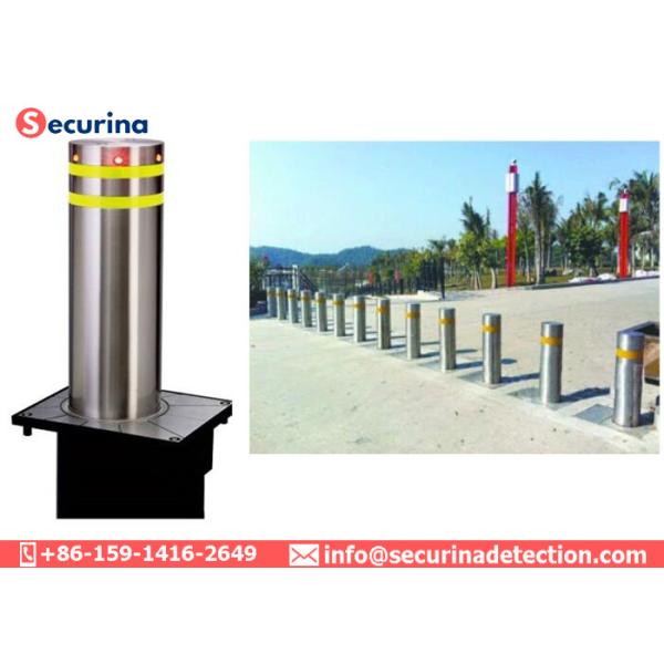 6mm Thickness Size Hydraulic Rising Security Bollards 220V Industrial Grade Hydraulic Cylinderc