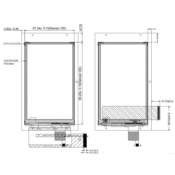 PCAP TFT Display 4 Inch (3.97"), 4 Inch TFT LCD SPI+RGB Interface IPS Capacitive Touch Screen