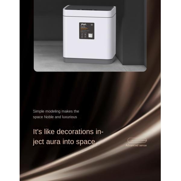 Living Room Home Kitchen Automatic Storage Bin with Lid Factory Wholesale Smart Sensor Stainless Steel Trash Can