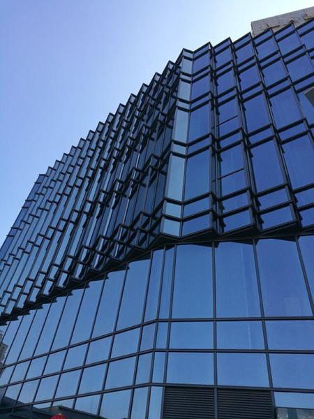 Quality Reflective Thermal Insulated Glass Facade Engineering Color Options for sale