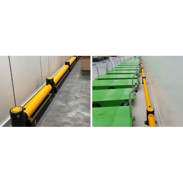 Flexible Pedestrian Barrier  Anti-Collision Guardrails Warehouse Safety Barrier Traffic Guardrails