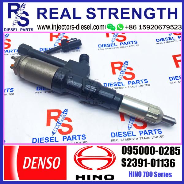 Common Rail Fuel Injector 095000-0284 095000-0285 9709500-028 For Hino F17D 23910-1135 23910-1136 S2391-01136