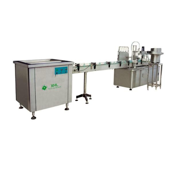 round bottle 3KW 1800BPH Plastic Bottle Filling Machine