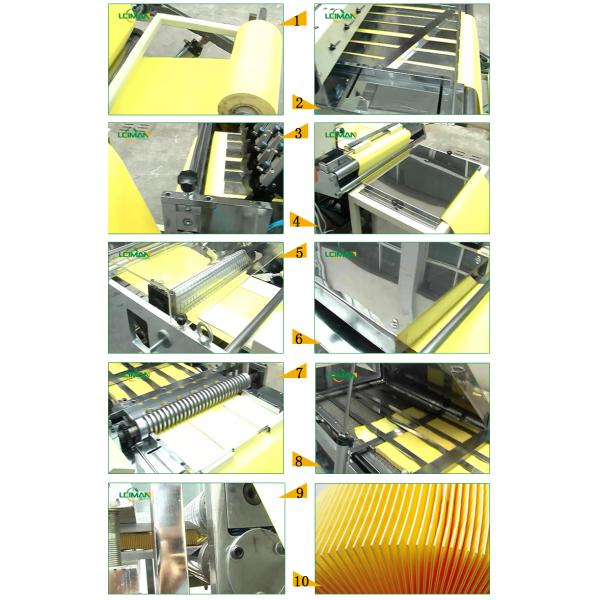 Full Auto Paper Folding Oil Filter Production Line Width 420mm