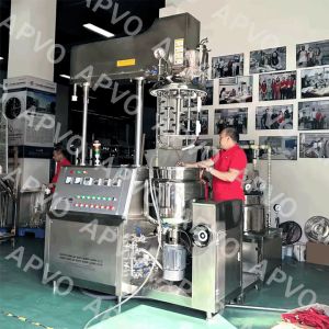 150L Cosmetic Cream Mixer Machine 0-63RPM Speed Paste Homogenizer