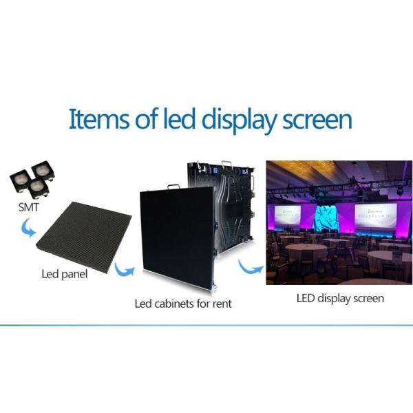 Full Color Indoor Video Wall Screen P4 High Definition High Pixel 2x3m LED Video