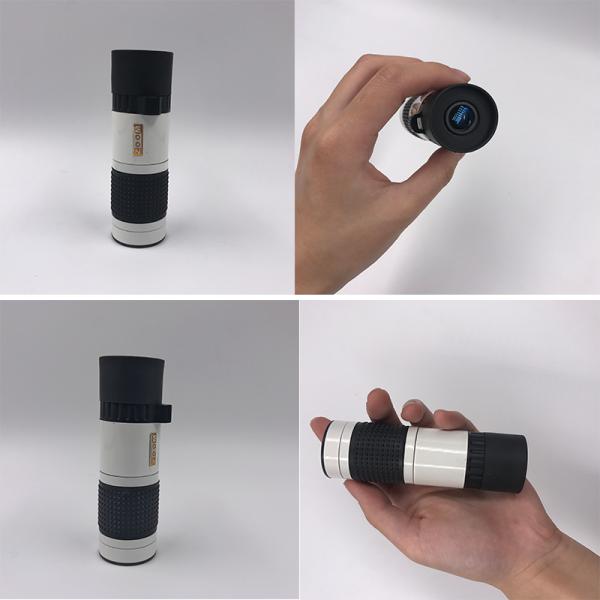 Aluminium Alloy 7x - 21x Adjustable Zoom Monocular For Sightseeing Camping