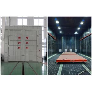 CE Approved Manual Operation Sand Blasting Chamber, Sand Blasting Room