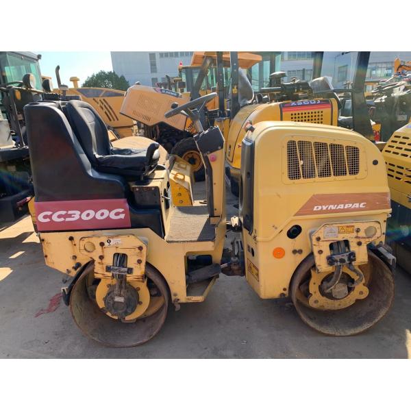 Used CC300G Dynapac Double Drum Roller Good Condition Stable Operation