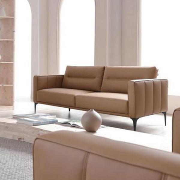 Elegant Aesthetic Leather Reception Furniture ODM Carefully Crafted