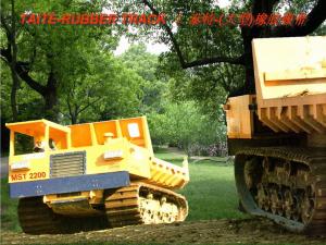 China Mitsubishi Heavy Equipment Rubber Tracks For Dumper 800 X 150 X 68mm on sale