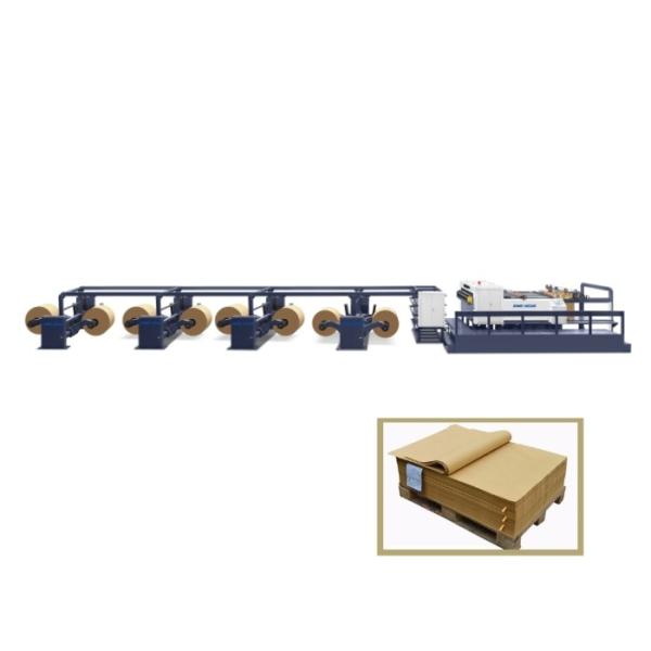 Quality ZWC-1400-6 Paper Roll Cutting Machine 1650mm Roll Paper Sheet Cutter Machine (Six Roll) for sale