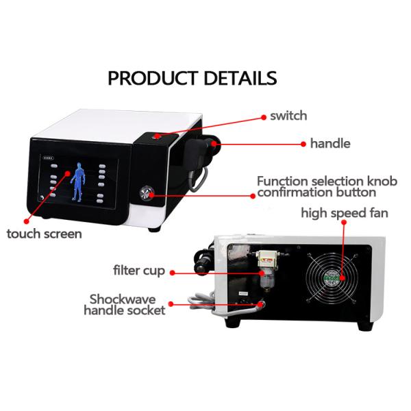 Body Pain Extracorporeal Shockwave Therapy Machine For ED Erectile Dysfunction