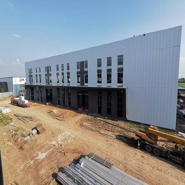 Fast Build Steel Structure Warehouse Building Large Span Light Steel Frame Construction