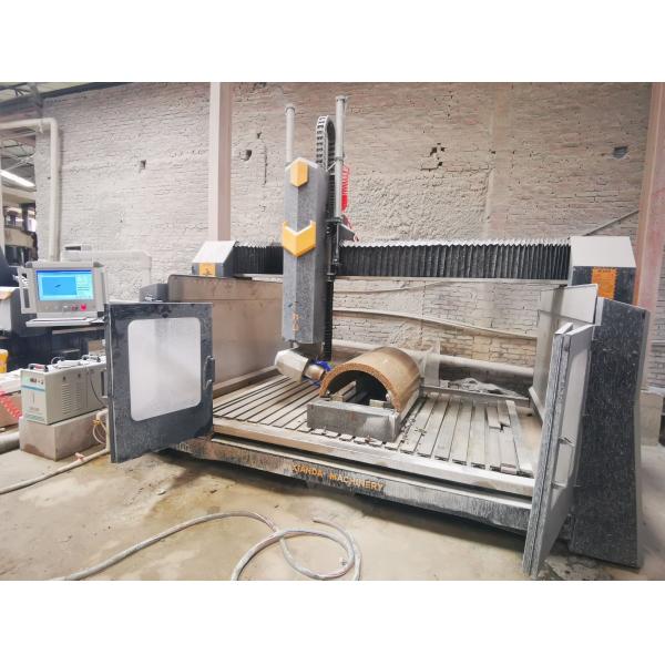 Xianda 4 Axis High Precision CNC Carving Machine With 0.02mm Positioning Accuracy And 5.5KW Spindle Power