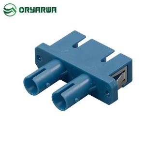 China SC To ST Duplex Fiber Optic Hybrid Adapter REACH / UL 94 -V0 wholesale