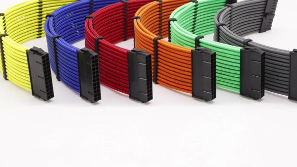Quality Sleeve Extension Power Supply Cable Kit 18AWG ATX 24P+ EPS 8-P+PCI-E8-P with Combs for PSU to Motherboard/GPU for sale