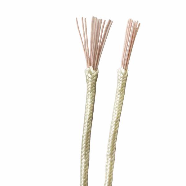 China PTFE high temperature Insulated Fiberglass Braided Wire Heat Resistant wholesale