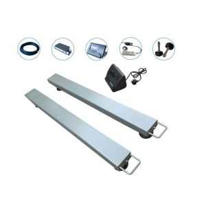 2000kg Electronic Pallet Beam Scales Carbon Steel