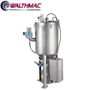 Bulk Material Vacuum Hopper Loader System Low Noise PLC Control