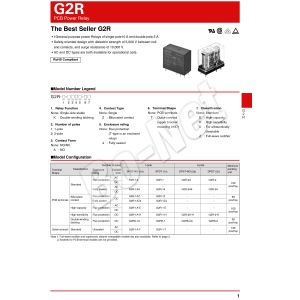 G2R-1-12VDC imported relay OMRON