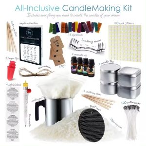 Custom Supply Luxury Adults Soy Wax Gel Electric Melting Pot Kit Diy Candle