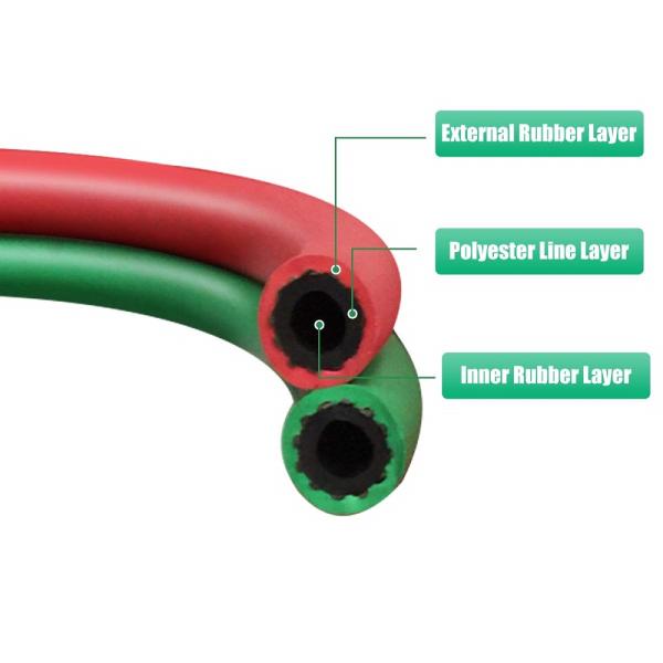 Industrial Rubber 12ft Multifunctional Twin Hose Cutting Torch for Acetylene Welding