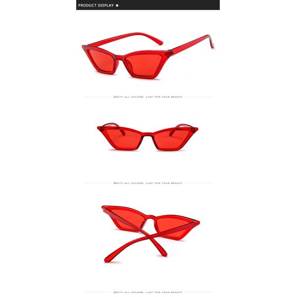 Outdoor Anti Glare PC Glasses UV400 Cat Eye Hot Sale Sunglasses