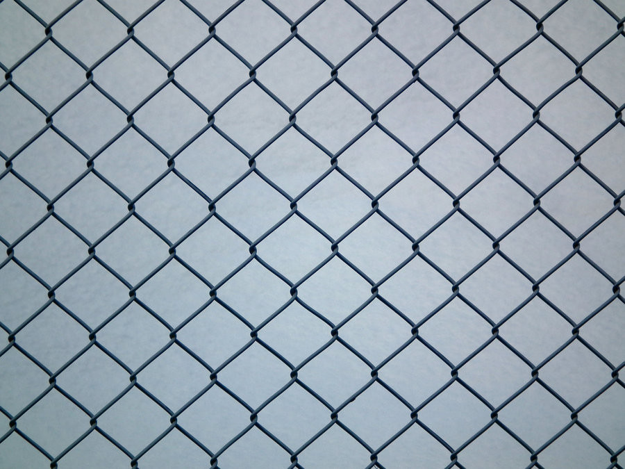 galvanized chain link fence Panels 1.8mx10x50mmx50mm2.5mm, 29kg from ". Victoria "