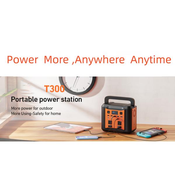 220V Portable Power Stations Camping 300W Portable Emergency Power Supply