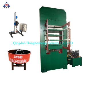 China Frame Style Paving Rubber Tile Making Machine With 600mm Stroke wholesale