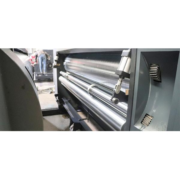 Corrugated Board Paper 3 Color Flexo Printing Machine Lead Edge Feeding