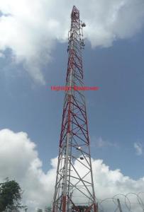China Anti Rust Angle Steel Tower Triangular Telecommunication Tower Easy Assembly wholesale