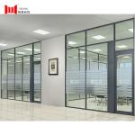 Full Height 12mm Glass Partition Edgeless Demountable Wall Panels
