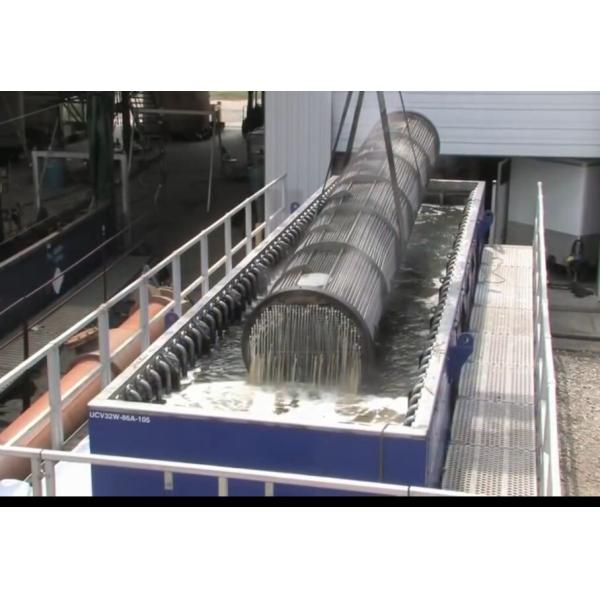 Heater Exchanger Ultrasonic Cleaning Unit 6000L With Sweeping Frequency 28KHz